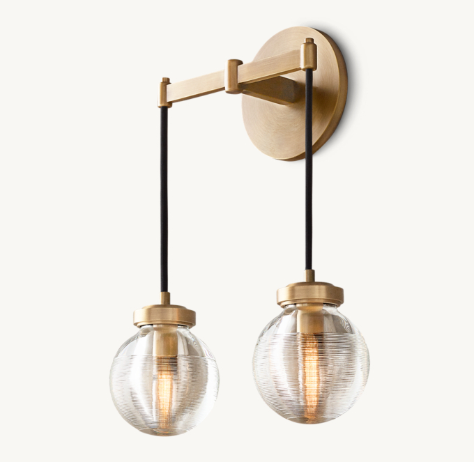 Pearl Double Sconce