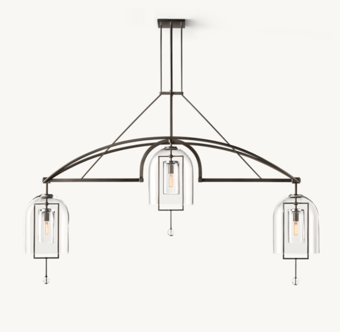 Fulcrum Grand Linear Chandelier