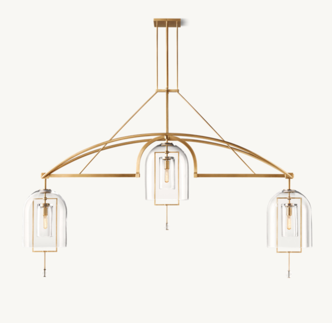 Fulcrum Grand Linear Chandelier