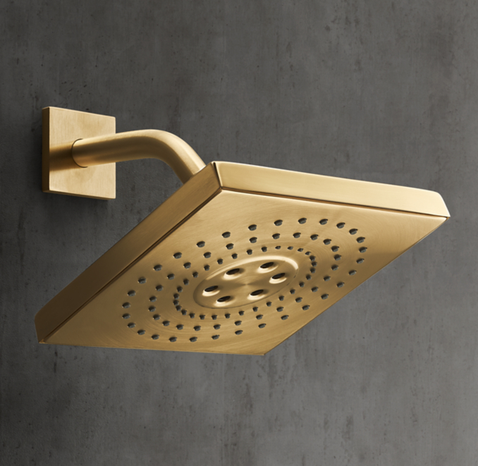 Universal Square MultiFunction Showerhead