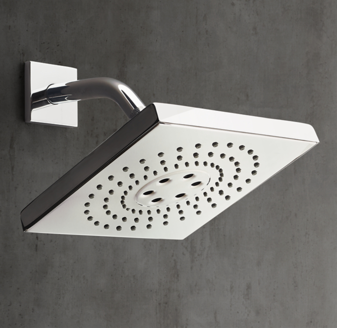 Universal Square MultiFunction Showerhead