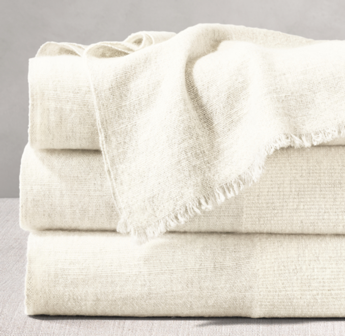 Nepali Cashmere Bordered Throw