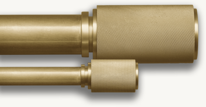 Lambeth Knurled Cylinder Finials (Set of 2) 