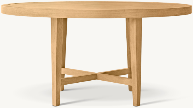 French Contemporary Round Dining Table - Thumbnail 2