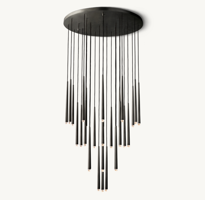 Aquitaine Round Chandelier 48\"