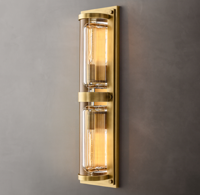 Savile Round Linear Sconce