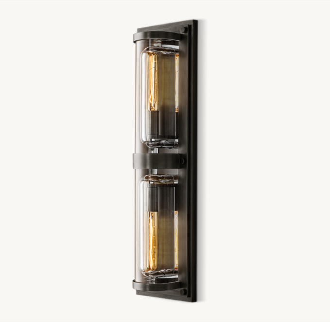 Savile Round Linear Sconce