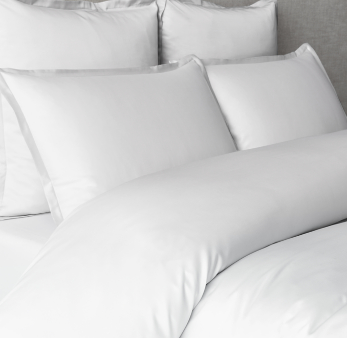 Front view of Italian Medici Silk & Cotton Duvet Cover 