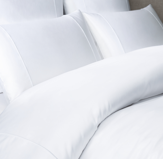 Italian 1000-Thread-Count Sateen Grand Border Duvet Cover