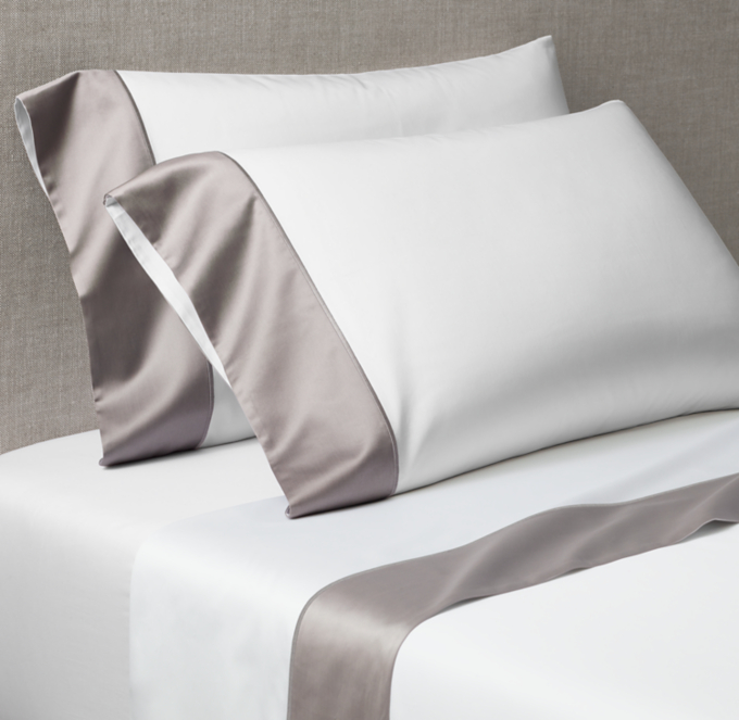 Italian 1000-Thread-Count Sateen Grand Border Sheet Set