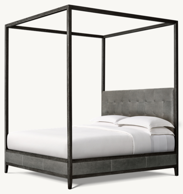 French contemporary bed 2024 restoration hardware