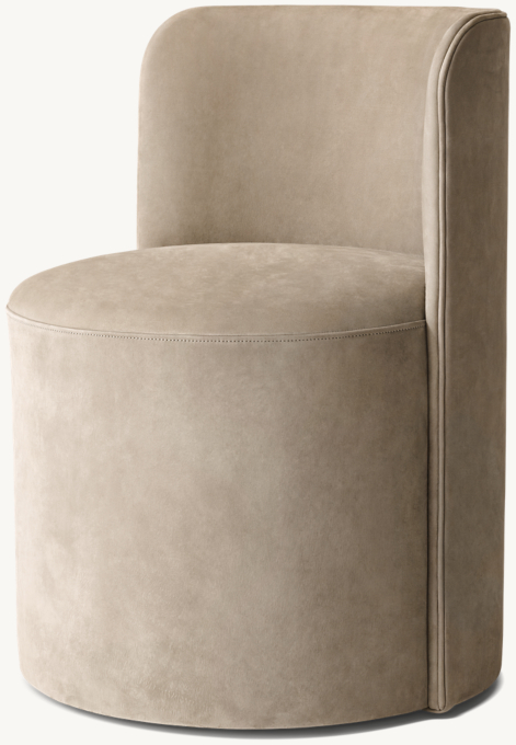 Reynaux Curve Leather Dining Chair