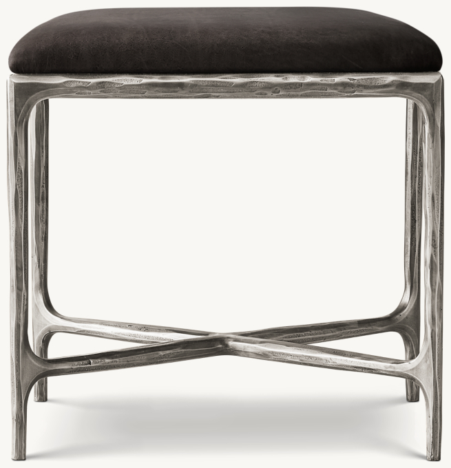 Thaddeus Leather Stool