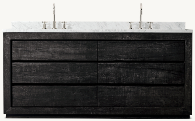 Reclaimed Oak Double Vanity