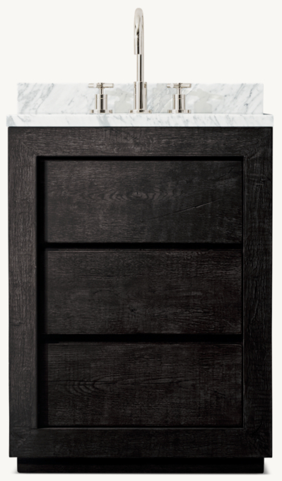 Reclaimed Oak Powder Vanity