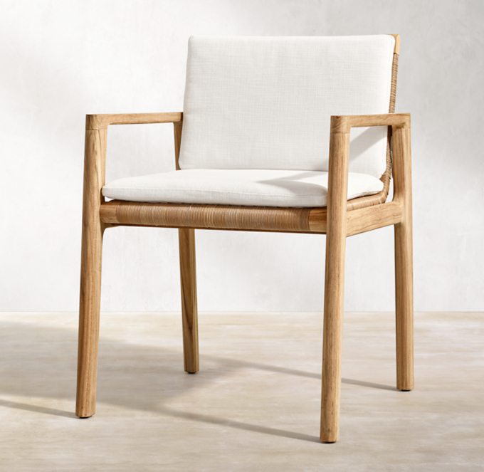 223 Wooden Chair with Seat Cushion, Chairs