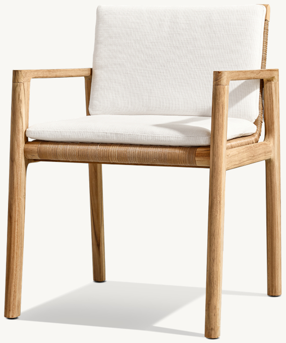 Mesa Teak Dining Armchair