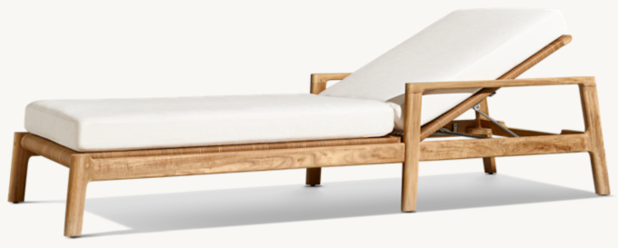 Mesa Teak Chaise