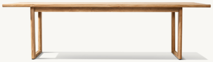 Mesa Teak Rectangular Dining Table