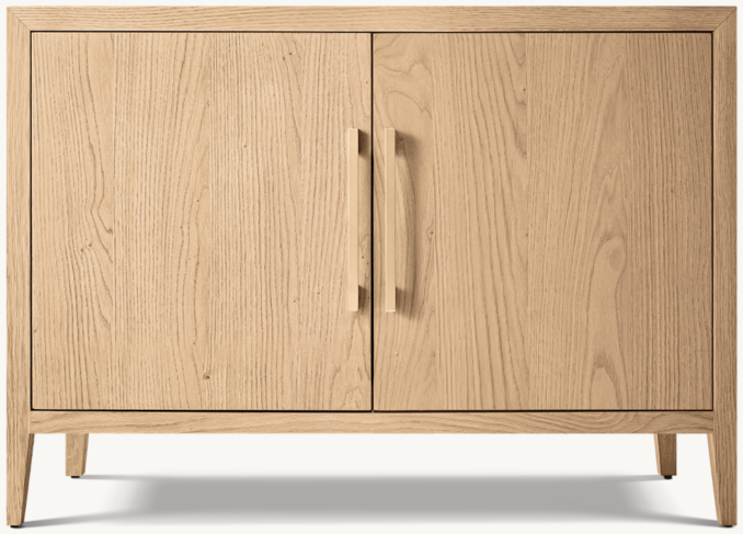 Front view of French Contemporary Double-Door Sideboard 