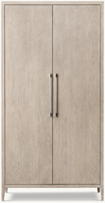 RH French Contemporary Double Door Cabinet