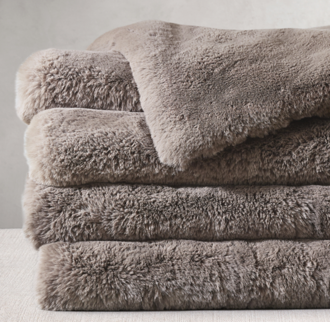 Lapin Ultra-Fine Faux Fur Throw