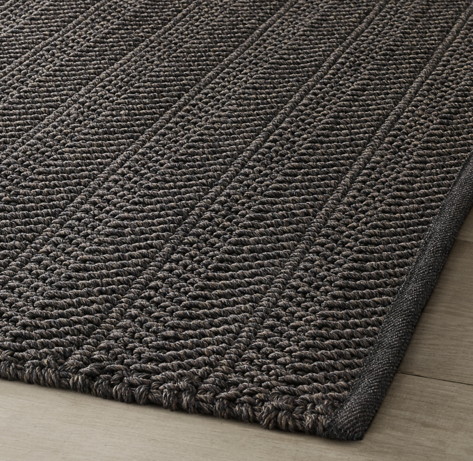 Braided Herringbone Outdoor Rug