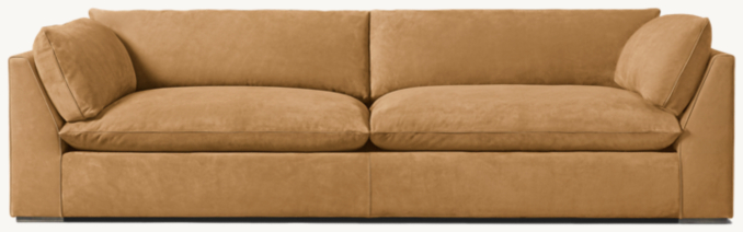 Costera Leather Left-Arm Return Sofa