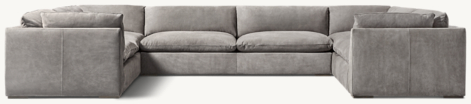 Costera Leather U-Sofa Sectional