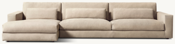 Restoration hardware store lugano sofa