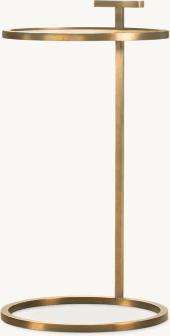 1930s Martini Round Drink Table | RH