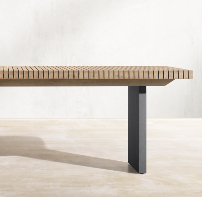 Caicos Teak Rectangular Dining Table