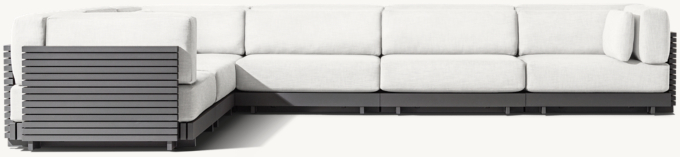 Caicos Aluminum Modular L-Sectional