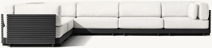 Caicos Aluminum Modular L-Sectional