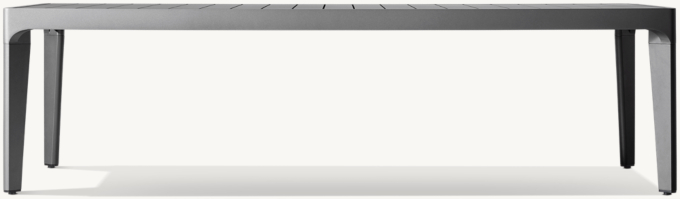 Malta Aluminum Rectangular Dining Table