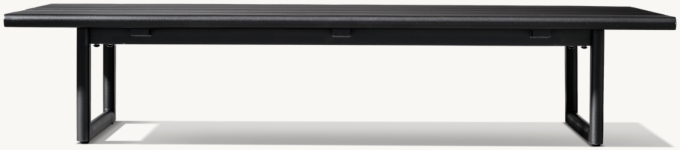 Mesa Aluminum Rectangular Coffee Table