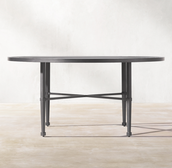 Trousdale Cast Aluminum Round Dining Table