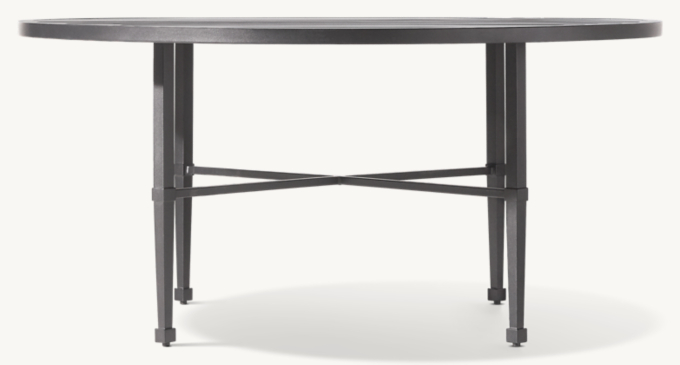 Trousdale Cast Aluminum Round Dining Table