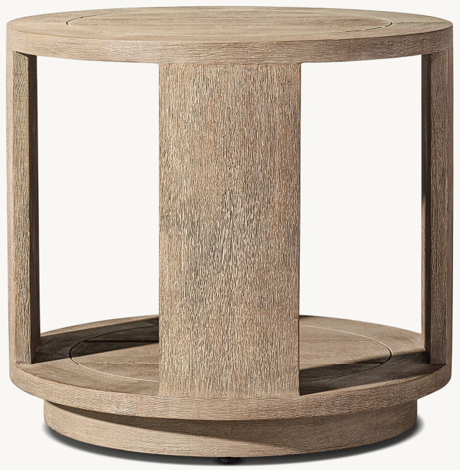 Rh Gio Round Side Table