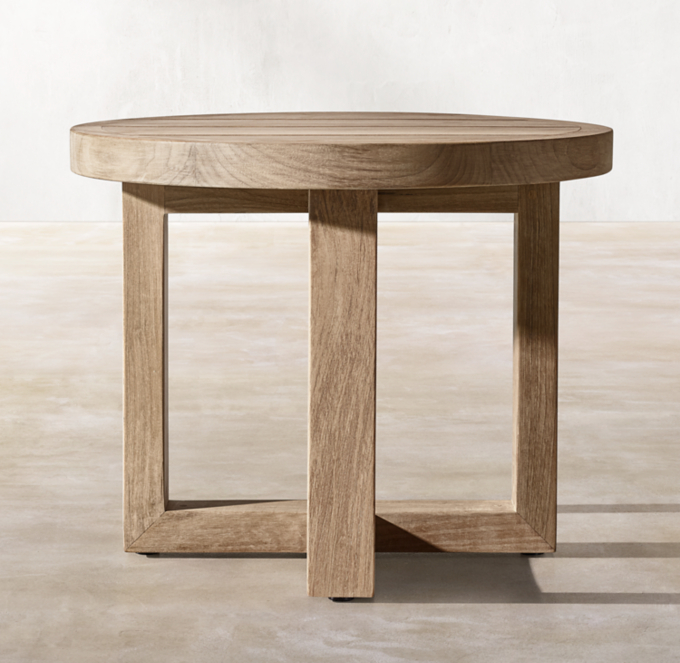 Aegean Teak Round Side Table