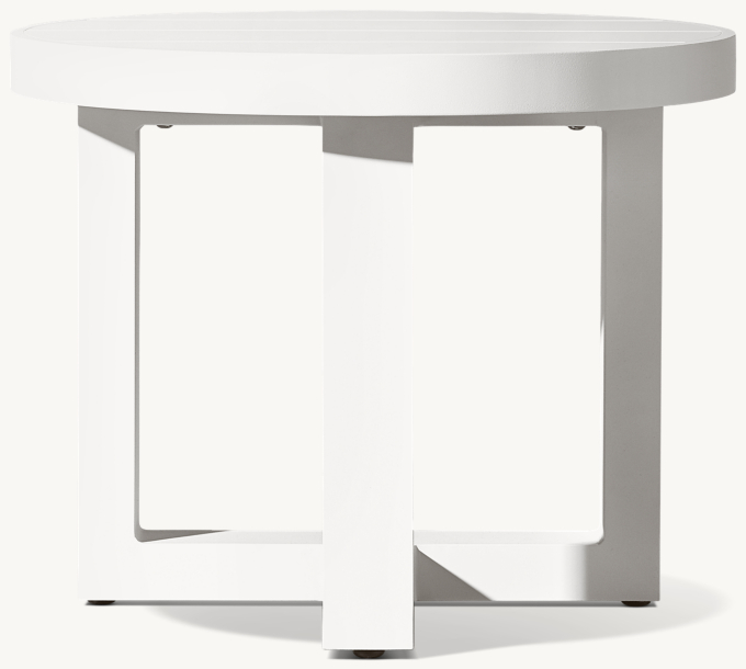 Aegean Aluminum Round Side Table