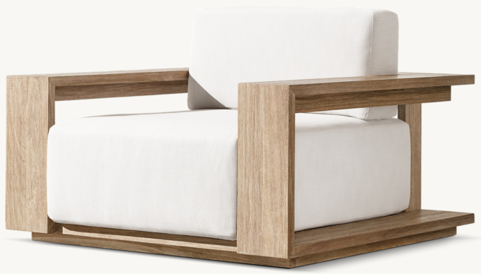 Bahia Teak Swivel Lounge Chair