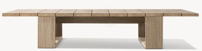 Bahia Teak Rectangular Coffee Table