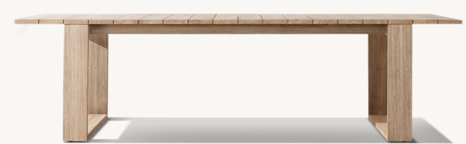 Bahia Teak Rectangular Dining Table