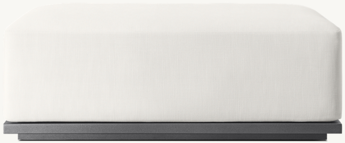 Bahia Aluminum Ottoman