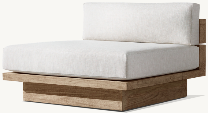 Menorca Teak Armless Chair