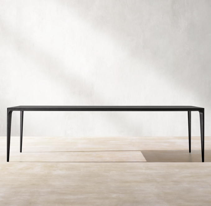 Vietri Aluminum Rectangular Dining Table