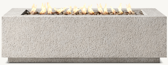 Yountville Rectangular Fire Table