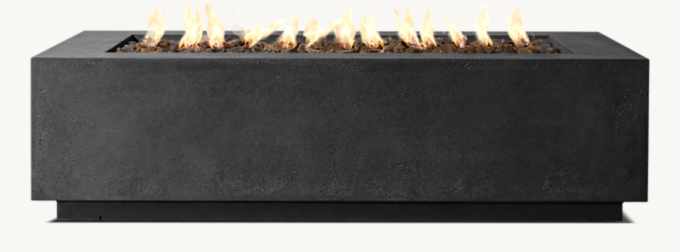 Salento Rectangular Fire Table RH