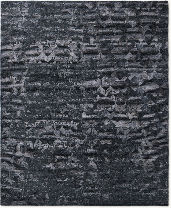 Overhead view of Dedalo Rug 